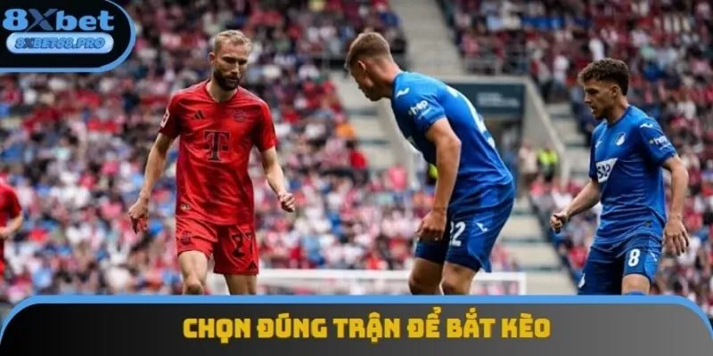 Người chơi cần lựa chọn đúng trận đấu, phù hợp với loại kèo bản thân ưng ý