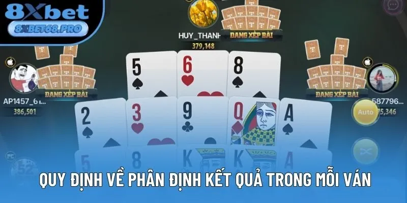 Quy định về phân định kết quả trong mỗi ván Quy định về phân định kết quả trong mỗi ván